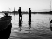 000o reflexo do lago